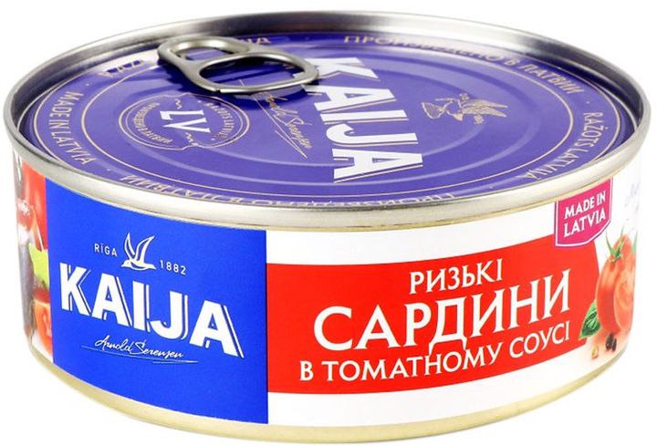 Сардини ризькі Kaija томат соус 240г